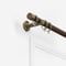 28mm Signature Antique Brass & Walnut End Cap pole