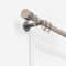 28mm Signature Brushed Steel & Light Oak Drum pole
