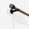 28mm Signature Matt Black & Aged Oak Drum Eyelet pole