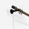 28mm Signature Matt Black & Aged Oak End Cap pole