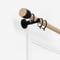 28mm Signature Matt Black & Natural Oak Drum pole