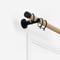 28mm Signature Matt Black & Natural Oak End Cap pole