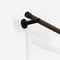 28mm Signature Matt Black & Walnut End Cap Eyelet pole
