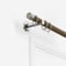 28mm Signature Stainless Steel & Aged Oak End Cap pole