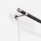 28mm Signature Stainless Steel & Smoke Grey End Cap Eyelet pole