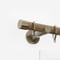 28mm Signature Antique Brass & Aged Oak End Cap pole