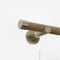 28mm Signature Antique Brass & Aged Oak End Cap Eyelet pole