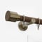 28mm Signature Antique Brass & Walnut Drum pole