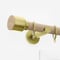 28mm Signature Brushed Gold & Natural Oak Drum pole