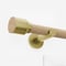 28mm Signature Brushed Gold & Natural Oak Drum Eyelet pole