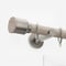 28mm Signature Brushed Steel & Light Oak Drum pole