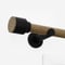 28mm Signature Matt Black & Aged Oak Drum Eyelet pole