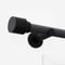 28mm Signature Matt Black & Smoke Grey Drum Eyelet pole