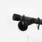 28mm Signature Matt Black & Smoke Grey End Cap pole