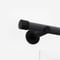 28mm Signature Matt Black & Smoke Grey End Cap Eyelet pole