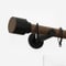 28mm Signature Matt Black & Walnut Drum pole