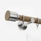 28mm Signature Stainless Steel & Aged Oak Drum pole