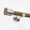 28mm Signature Stainless Steel & Aged Oak Drum Eyelet pole
