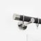 28mm Signature Stainless Steel & Smoke Grey End Cap pole