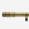 28mm Allure Classic Antique Brass Barrel Eyelet Bay Window pole
