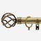 28mm Allure Classic Antique Brass Cage Bay Window pole