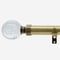 28mm Allure Classic Antique Brass Glass Bubbles Eyelet pole