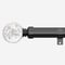 28mm Allure Classic Black Nickel Glass Bubbles Eyelet pole