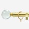 28mm Allure Classic Brushed Gold Crystal pole