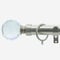 28mm Allure Classic Brushed Steel Crystal Bay Window pole