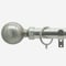 28mm Allure Classic Brushed Steel Lined Ball pole