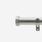 28mm Allure Classic Brushed Steel Stud Eyelet Bay Window pole