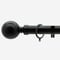 28mm Allure Classic Matt Black Ball Bay Window pole