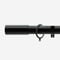 28mm Allure Classic Matt Black Barrel Bay Window pole