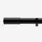 28mm Allure Classic Matt Black Barrel Eyelet Bay Window pole