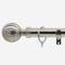 28mm Allure Classic Stainless Steel Effect Ribbed Ball pole