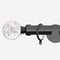 28mm Allure Signature Black Nickel Glass Bubbles pole