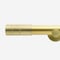 28mm Allure Signature Brushed Gold Barrel Eyelet pole