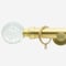 28mm Allure Signature Brushed Gold Glass Bubbles pole