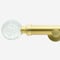 28mm Allure Signature Brushed Gold Glass Bubbles Eyelet pole