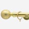 28mm Allure Signature Brushed Gold Lined Ball pole