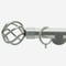 28mm Allure Signature Brushed Steel Cage pole