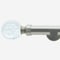 28mm Allure Signature Brushed Steel Glass Bubbles Eyelet pole