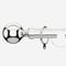 28mm Allure Signature Polished Chrome Ball pole