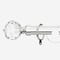 28mm Allure Signature Polished Chrome Crystal pole