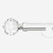 28mm Allure Signature Polished Chrome Crystal Eyelet pole