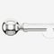 28mm Allure Signature Polished Chrome Ribbed Ball Eyelet pole