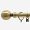 35mm Allure Classic Antique Brass Ball Finial pole