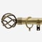 35mm Allure Classic Antique Brass Cage Finial pole