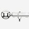 35mm Allure Classic Polished Chrome Ball Finial pole