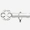 35mm Allure Classic Polished Chrome Cage Finial pole